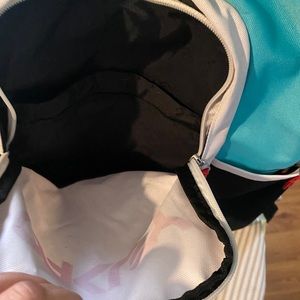 Oakley Backpack Aqua Black White Laptop Pocket EUC